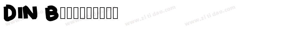 DIN Bold字体转换